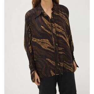 NEW MARIA CHER clary shirt in brown